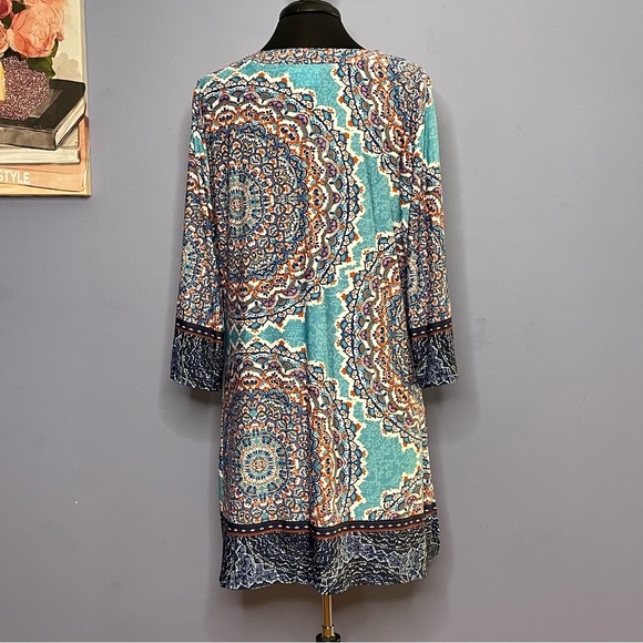 Beach Break Boho Summer Dress Size Large - Picture 6 of 8